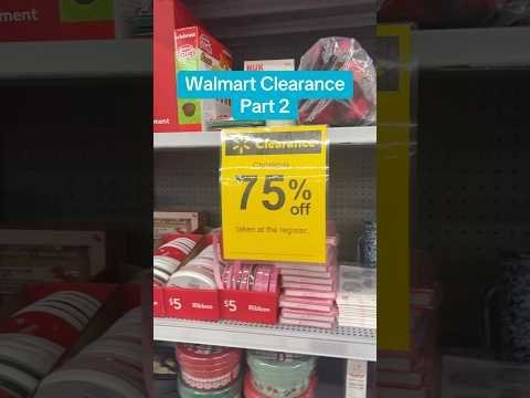 Walmart Christmas Clearance Part 2! 75% OFF! #walmartclearance
