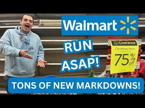 *RUN ASAP!* ~ TONS OF NEW MARKDOWNS AT WALMART! ~ CHRISTMAS CLEARANCE IS NOW 75% OFF!!!!