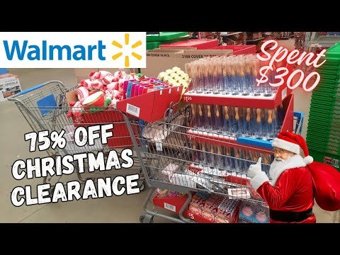 *75% Off Clearance* Walmart Christmas Clearance for 2024-25 | Stocking-Up for Santa Shop
