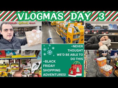 NEVER THOUGHT WE’D BE ABLE TO DO THIS! ~ BLACK FRIDAY SHOPPING ADVENTURES ~ MY HAULS ~ VLOGMAS DAY 3