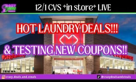 12/1 CVS *in store* LIVE! STOCKUP ON LAUNDRY CARE + TESTING NEW COUPONS – SUPER EASY DEALS #cvshaul