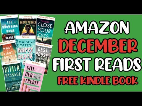 December Amazon First Reads || 2 FREE Kindle Book || Book Freebie