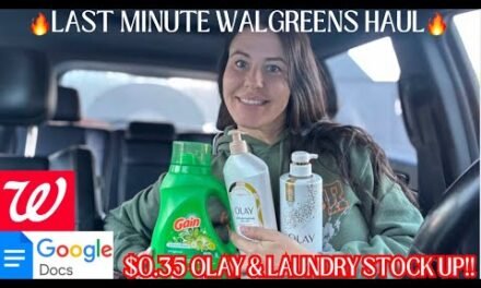 12/1-12/7 WALGREENS HAUL (Last Minute & EASY!) $0.35 Olay Products & Stock Up On Laundry Care!