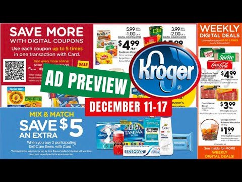 *Self-Care Event* Kroger Ad Preview for 12/11-12/17 | NEW 5x Digital Coupon Sale & MORE!