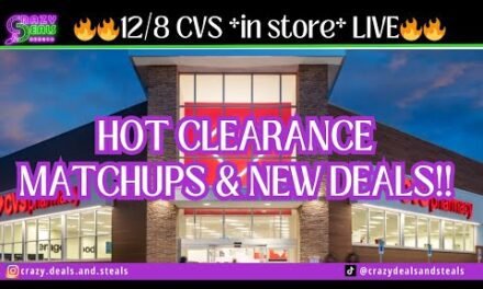 🔥12/8 CVS *in store* LIVE🔥 SO MANY CLEARANCE ITEMS + CLEARANCE COUPON MATCHUPS & NEW CVS DEALS🙌🏼