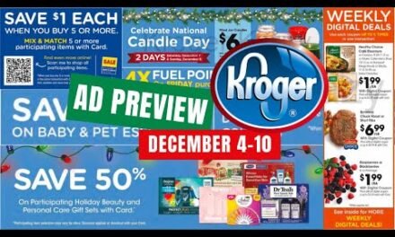 *50% Off Gift Sets* Kroger Ad Preview for 12/4-12/10 | MEGA SALE, $6 Candle Sale, 5xDigitals, & More