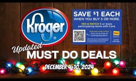 *MONEYMAKER* Kroger UPDATED Must Do Deals for 12/4-12/10 | 12 Merry Deals Days + MEGA & MORE