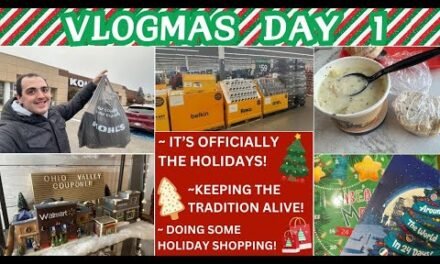 IT’S OFFICIALLY THE HOLIDAYS! ~ KEEPING THE TRADITION ALIVE ~ HOLIDAY DEAL SHOPPING ~ VLOGMAS DAY 1