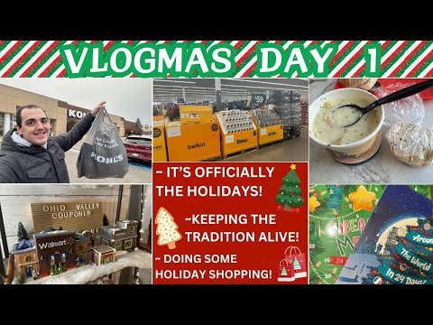 IT’S OFFICIALLY THE HOLIDAYS! ~ KEEPING THE TRADITION ALIVE ~ HOLIDAY DEAL SHOPPING ~ VLOGMAS DAY 1