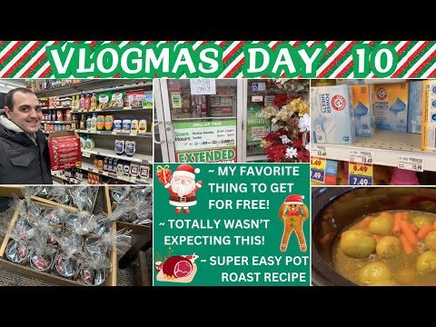 MY FAVORITE THING TO GET FOR FREE! ~ TOTALLY WASN’T EXPECTING THIS ~ EASY POT ROAST ~ VLOGMAS DAY 11