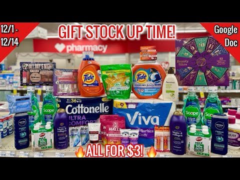 CVS Free & Cheap Coupon Deals & Haul| 12/1 – 12/14| Easy MONEY MAKERS & GIFTS!🔥| Learn CVS Couponing