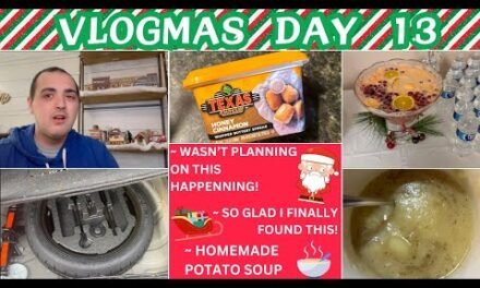 WASN’T PLANNING ON THIS HAPPENING ~ SO GLAD I FINALLY FOUND THIS ~POTATO SOUP RECIPE ~VLOGMAS DAY 13