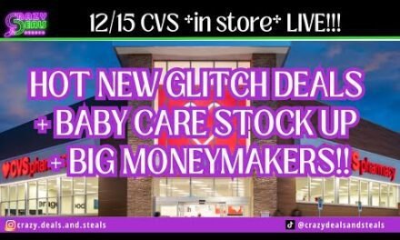 12/15 CVS *in store* LIVE!! HOT NEW GLITCHES + BABY CARE STOCK UP + MONEYMAKERS!!