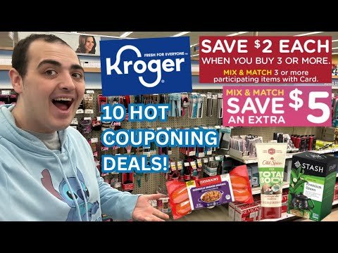 10 HOT KROGER COUPONING DEALS! ~ STOCK UP PRICES ON GROCERIES ~ 01/29/25 – 02/04/25