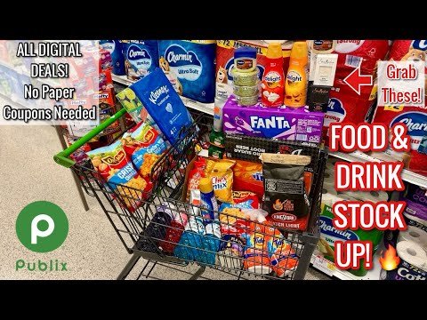 Publix Free & Cheap ALL Digital Grocery Couponing Deals & Haul |Money Makers!🔥| 1/29-2/4 or 1/30-2/5
