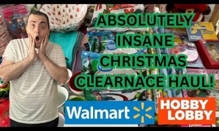 ABSOLUTELY INSANE CHRISTMAS CLEARANCE HAUL! ~ WALMART / HOBBY LOBBY ~ UP TO 90% OFF FINDS!!!