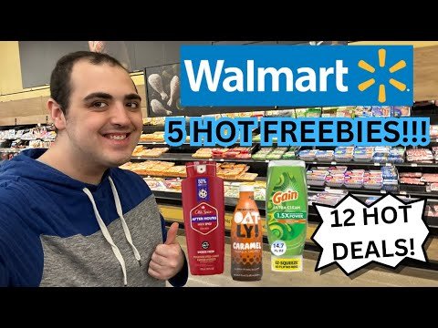 5 HOT FREEBIES AT WALMART! ~ 12 HOT WALMART COUPONING DEALS ~ JANUARY / FEBRUARY 2025
