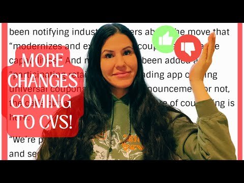 MUST WATCH: More CHANGES Coming To CVS🤷‍♀️ Is This Good OR Bad?! CVS Couponing Changes AGAIN