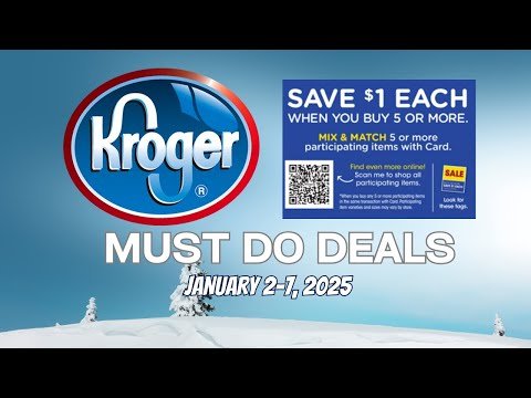*NEW MEGA SALE* Kroger MUST DO Deals for 1/2-1/7 | Mega Sale, Baby Aisle Sale, & MORE