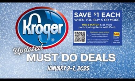 *3 FREEBIES* Kroger UPDATED Must Do Deals for 1/2-1/7 | MEGA SALE & MORE