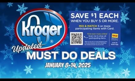 *NEW FREEBIE* Kroger UPDATED Must Do Deals for 1/8-1/14 | MEGA SALE, Weekly Digitals, & MORE