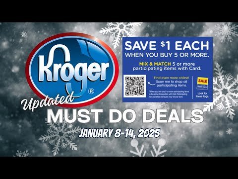 *Sweet Deals!* Kroger UPDATED Must Do Deals for 1/8-1/14 | MEGA SALE, Weekly Digitals, & MORE