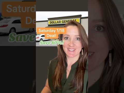 Dollar General Deal for Saturday 1/18! Save 60%!