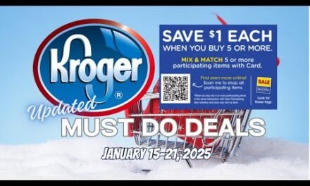 *NEW DEALS* Kroger UPDATED Must DO Deals for 1/15-1/21 | More Mega Sale + Ibotta Deals