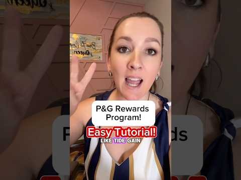 P&G Rewards Program Easy Tutorial!