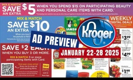 *NEW MEGA SALE* Kroger Ad Preview for 1/22-1/28 | Buy 3 Save $2 Mega Sale, Beauty/Self-Care, & MORE