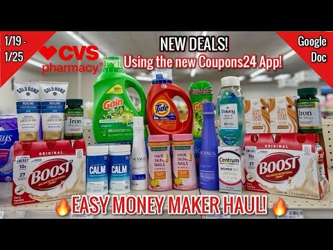 CVS Free, Cheap, & Money Maker Coupon Deals & Haul 1/19 - 1/25| Using Coupons24| Learn CVS Couponing