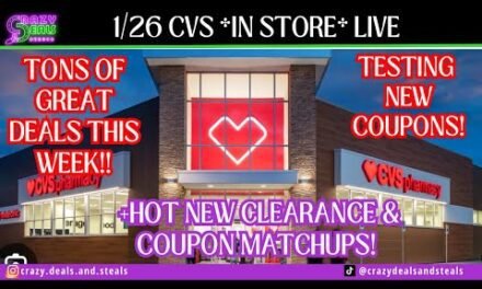 1/26 CVS *in store* LIVE!! Tons of GREAT DEALS This Week + CVS CLEARANCE MATCHUPS + Testing Coupons