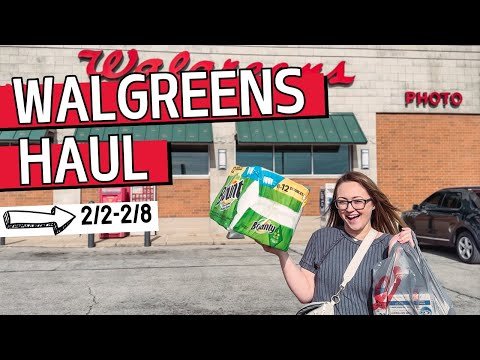 🔥 WALGREENS HAUL!! (2/2-2/8) easy couponing and fireee deals 🤑
