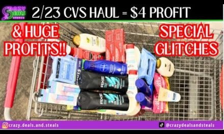 🎉2/23 CVS HAUL = $4 PROFIT👏 SPECIAL GLITCHES & HUGE PROFITS + $10/$70 Deal #cvsdeals #cvshaul