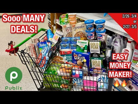 Publix Free & Cheap Grocery Couponing Deals & Haul| EASY MONEY MAKER 🙌🏾 | 2/26-3/4 or 2/27-3/5