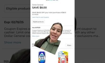 How to: Dollar General $8 Back When Spending $30 on P&G