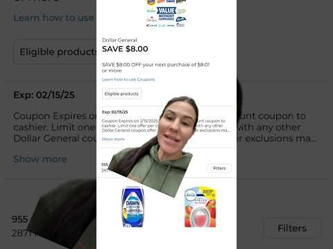 How to: Dollar General $8 Back When Spending $30 on P&G