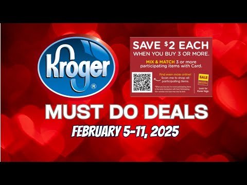 *Freebies & Gl*tch* Kroger MUST DO Deals for 2/5-2/11 | MEGA SALE, $.24 Cereal, $.99 Tampons, & MORE