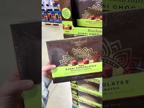 SPOTTED: We found the VIRAL DUBAI CHOCOLATE BARS in Costco #shorts #dubaichocolate