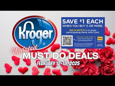 *3 FREEBIES* Kroger UPDATED Must Do Deals for 2/12-2/18 | MEGA SALE & General Mills Scenario