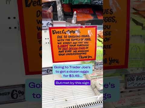 Trader Joe's Limiting Egg Purchases!
