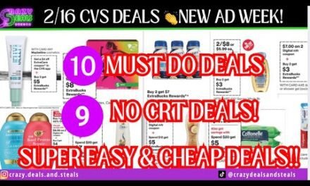 🔥2/16 CVS 10 MUST DO NO CRT DEALS🎉MONEYMAKERS & SUPER CHEAP DEALS + FREEBIES & MORE!!- CVS Couponing