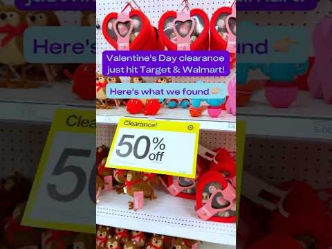 Valentine’s Day Clearance Just Hit Target and Walmart! #krazycouponlady #clearancefinds