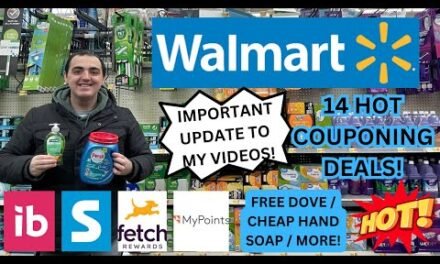 14 HOT WALMART COUPONING DEALS ~ FREE DOVE / CHEAP HAND SOAP / MORE ~ IMPORTANT UPDATE TO MY VIDEOS