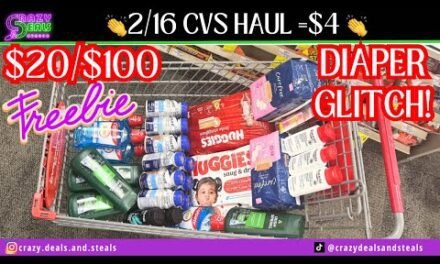 🎉2/16 CVS HAUL ONLY $4👏 $20/$100 FREEBIE!! & Diaper Glitch Deal & $10/$70 Deal #cvsdeals #cvshaul