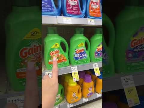 Walgreens is wayyy cheaper than Walmart! Here is how you can score large Gain products for $4.99