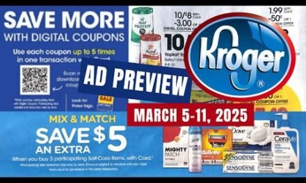 *NEW SALE* Kroger Ad Preview for 3/5-3/11 | Buy 3 Save $5 Instantly Sale, 5x Digitals, & MORE