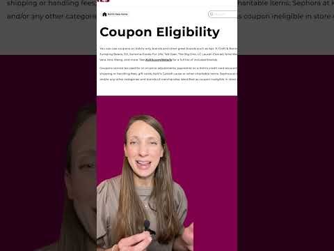 Could Kohl’s  finally be making their coupons easier to use?