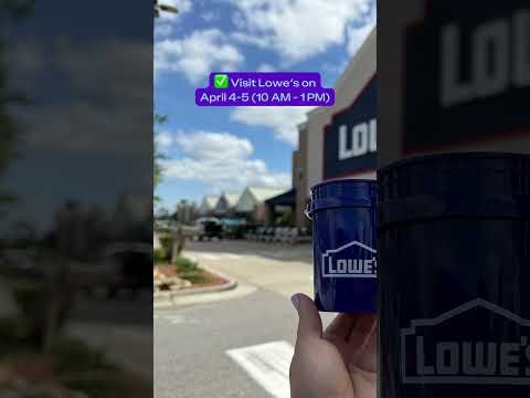 🎉FREE Mini Bucket & Plush Puppy at Lowe’s 🐶🪣