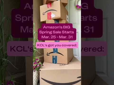 Amazon’s BIG Spring Sale starts March 25 – March 31!